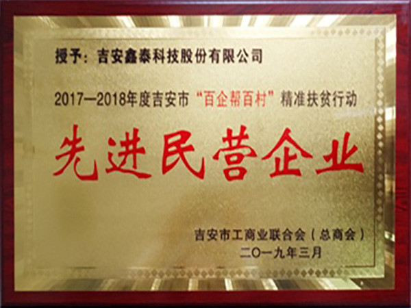 精準扶貧先進民營企業